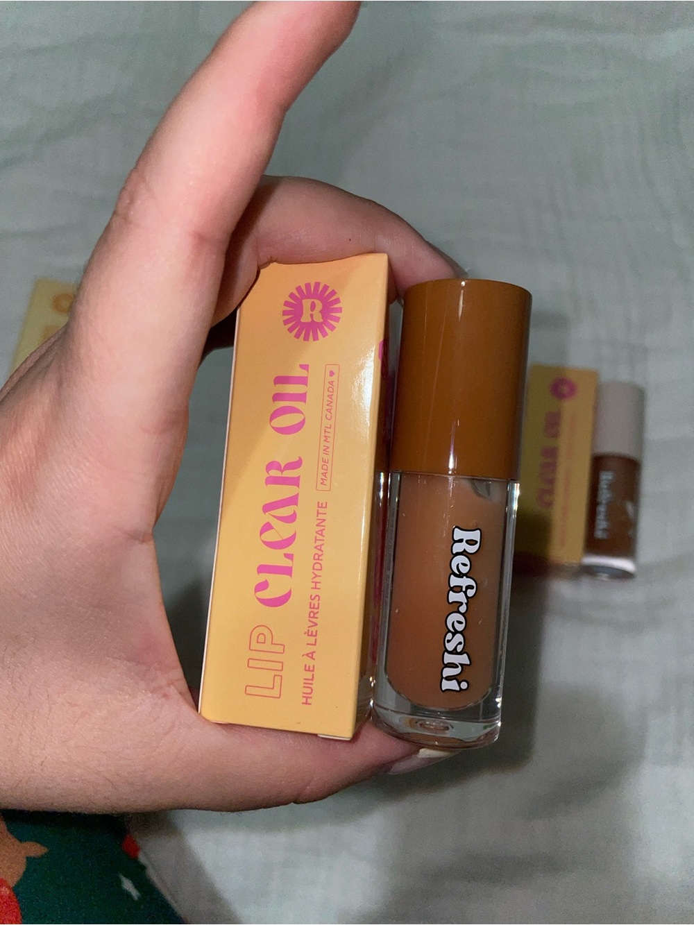 Refresh Lip Clear Oil Hydrating Lip Oil — Salted Caramel